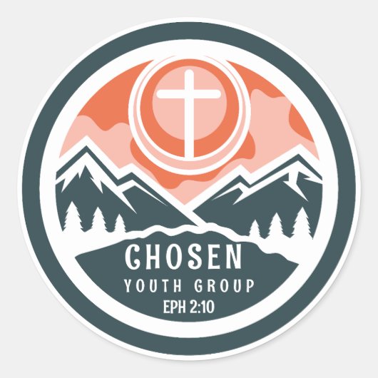 クリスチャン青年II ラウンドシール (正面)