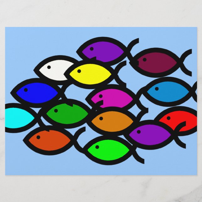 クリスチャン魚のシンボル – レインボースクール –  (正面)