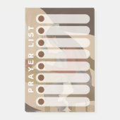 クリスチャン黒人女性祈りの言葉リスト ポストイット (正面)