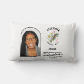 クリスチャン12月誕生月花名写真 ランバークッション (裏面)