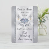 クリスチャン60th日付記念日を保存するパーティー 招待状 (スタンド正面)