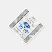 クリスチャン65周年結婚カクテルナプキン スタンダードカクテルナプキン (角)