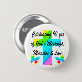 クリスチャン90世 缶バッジ (正面&裏面)