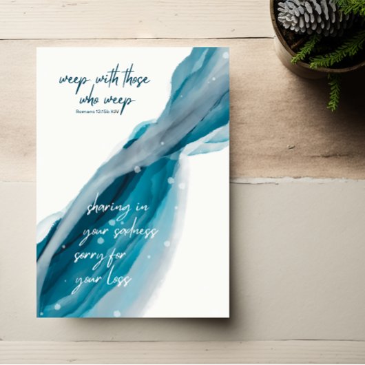 クリスチャン |お悔やみ |共感書 カード
