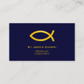 クリスチャン|の牧師|の司祭 名刺 (正面)