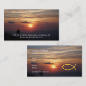 クリスチャン|の牧師|の司祭 名刺 (正面/裏面)