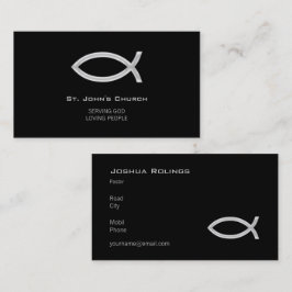 クリスチャン|の牧師|の司祭 名刺