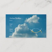 クリスチャン|の牧師|の司祭 名刺 (裏面)