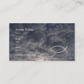 クリスチャン|の牧師|の司祭 名刺 (裏面)