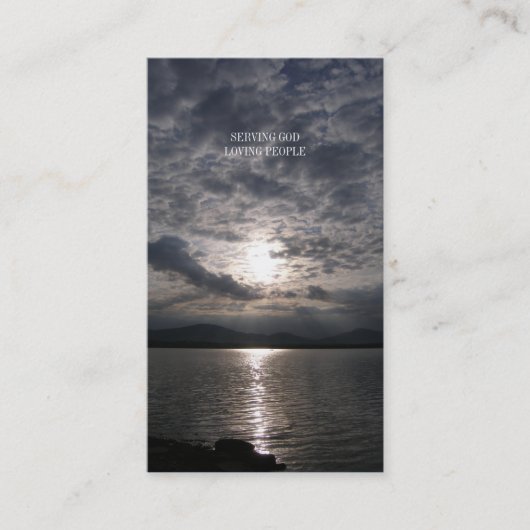 クリスチャン|の牧師|の司祭 名刺 (正面)