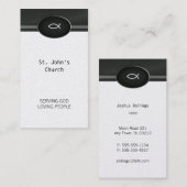 クリスチャン|の牧師|の司祭 名刺 (正面/裏面)