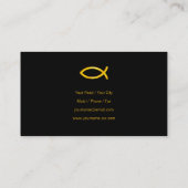 クリスチャン|の牧師|の司祭 名刺 (裏面)