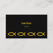 クリスチャン|の牧師|の司祭 名刺 (正面)