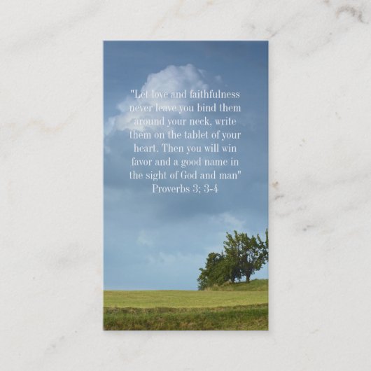 クリスチャン|の牧師|の司祭 名刺 (正面)