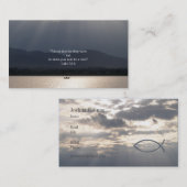 クリスチャン|の牧師|の司祭 名刺 (正面/裏面)