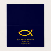 クリスチャン|の牧師|の司祭 名刺 (外部フラット)