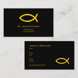 クリスチャン|の牧師|の司祭 名刺