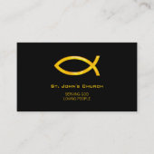 クリスチャン|の牧師|の司祭 名刺 (正面)