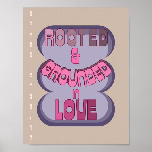 クリスチャン・アート/ポスター/愛/グラフィック ポスター (正面)