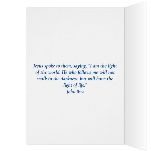 クリスチャン・ア疑問に思ート・バイブル引用文のクリスマススター (内側 (左))