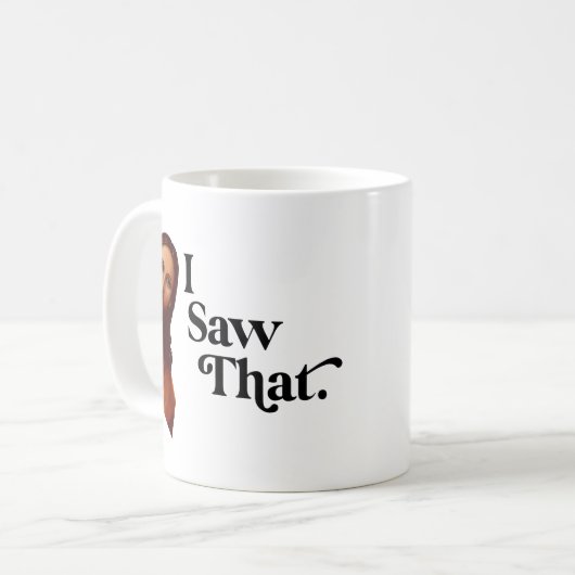 クリスチャン・イエスがあなたを見ている、私が見たイエス コーヒーマグカップ (正面左)