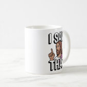 クリスチャン・イエスがあなたを見ている、私が見たイエス コーヒーマグカップ (正面右)