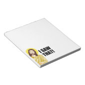 クリスチャン・イエスがあなたを見ている、私が見たイエス ノートパッド (アングル)