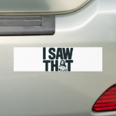 クリスチャン・イエスがあなたを見ている、私が見たイエス バンパーステッカー (車上)