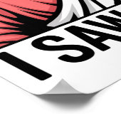 クリスチャン・イエスがあなたを見ている、私が見たイエス ポスター (角)