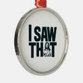 クリスチャン・イエスがあなたを見ている、私が見たイエス メタルオーナメント (右)