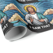 クリスチャン・イエスがあなたを見ている、私が見たイエス ラッピングペーパー (ロールコーナー)