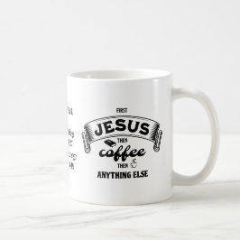 クリスチャン・イエスとコーヒー コーヒーマグカップ