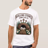 クリスチャン・イエスは復活したフェイク Tシャツ (正面)