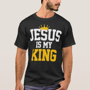 クリスチャン・イエスは私の王ティー宗教引用文G Tシャツ