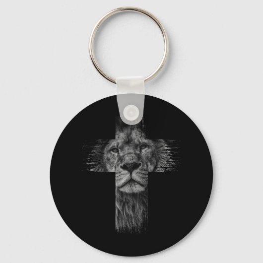 クリスチャン・イエスキリスト部族ユダの十字架の贈り物 キーホルダー (正面)