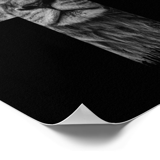 クリスチャン・イエスキリスト部族ユダの十字架の贈り物 ポスター (角)