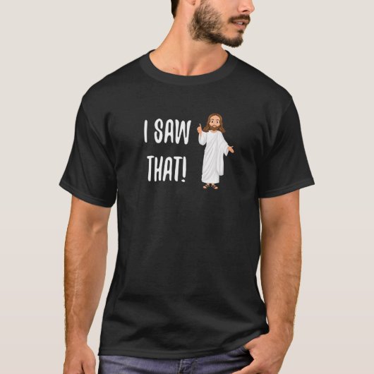 クリスチャン・イエス・キリスト私が見た信仰 Tシャツ (正面)