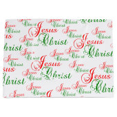 クリスチャン・イエス・キリスト・クリスマス ラージペーパーバッグ (正面)