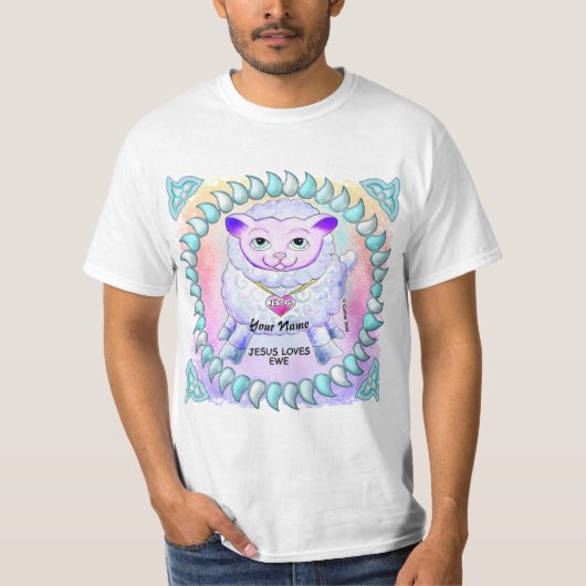クリスチャン イエス ラブズ ユー Tシャツ (正面)