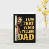 クリスチャン イエス 私が見た それ お父さんに報告する 1 カード (黄色い花)