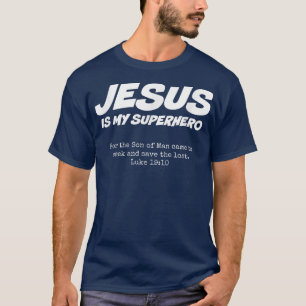 クリスチャン・イエズス・スーパーヒーロー・ギフト・キリスト教の神ビ Tシャツ