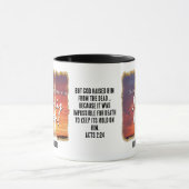 クリスチャン・イースター・イエスが復活カスタムグリッター マグカップ (中央)