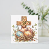 クリスチャン・イースター・カード、イースター・エッグ、イエズス・クロス シーズンカード (スタンド正面)