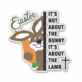 クリスチャン・イースター・バニー シール