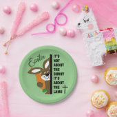 クリスチャン・イースター・バニー ペーパープレート (パーティー)