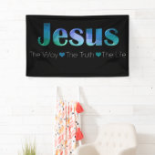 クリスチャン・ウィメンズ・信仰聖書の聖句の道Truth Life 横断幕 (インサイチュ)