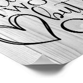 クリスチャン ウェディング スクリプト 説明文 偽木 製 プレゼント ポスター (角)