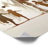 クリスチャン・ウォーター・カラー・ウォールアートが子どもたちを救う ポスター (角)