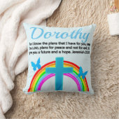 クリスチャン・エレミヤ29パーソナライズされた章11節 クッション (ブランケット)