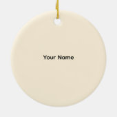 クリスチャン・エンジェル・ドーブ セラミックオーナメント (裏面)